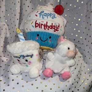 Happy Birthday Plush Set